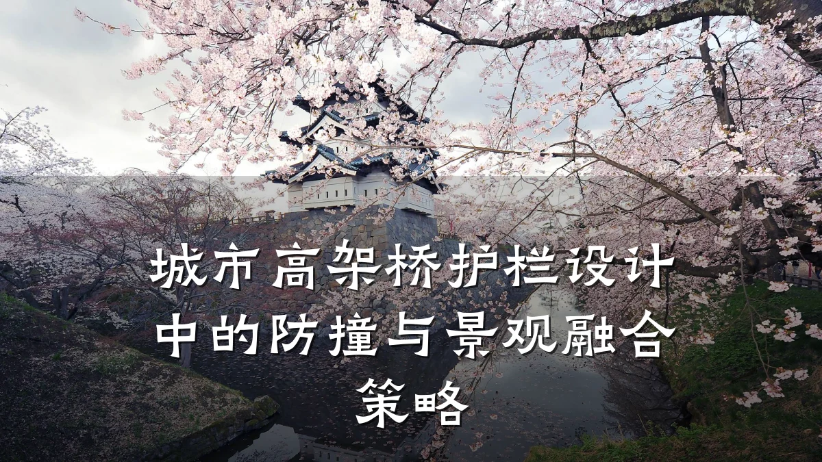 城市高架桥护栏设计中的防撞与景观融合策略