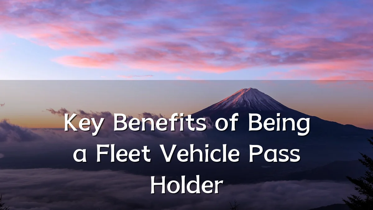 Key Benefits of Being a Fleet Vehicle Pass Holder