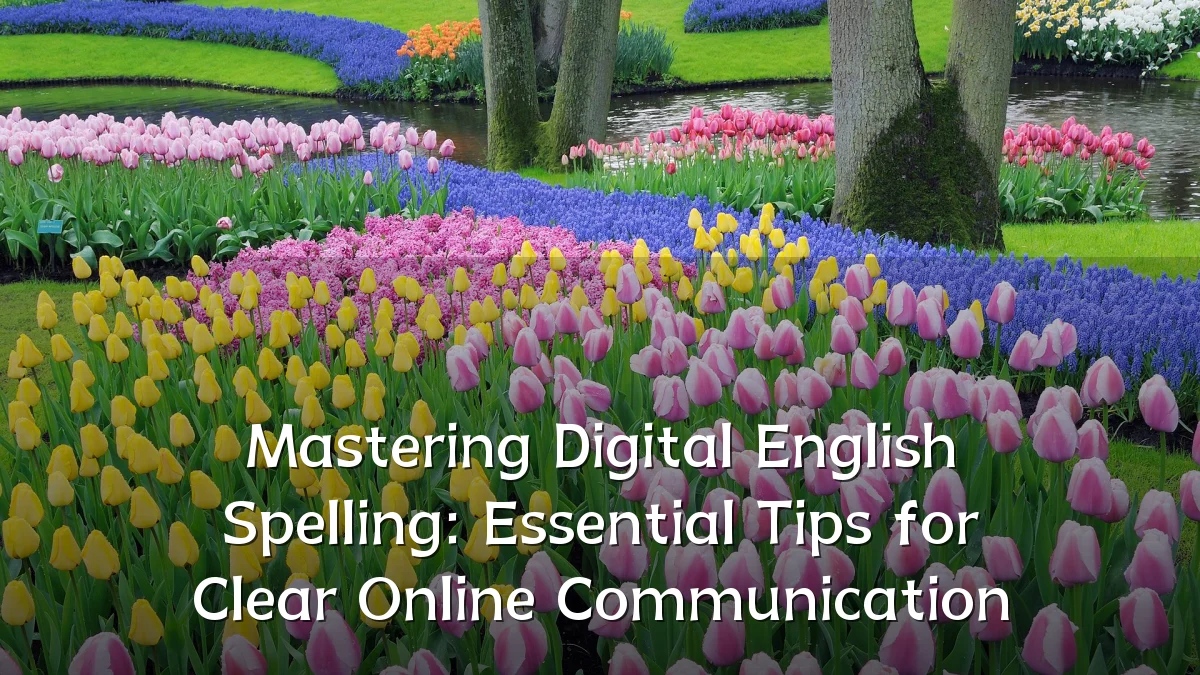 Mastering Digital English Spelling: Essential Tips for Clear Online Communication