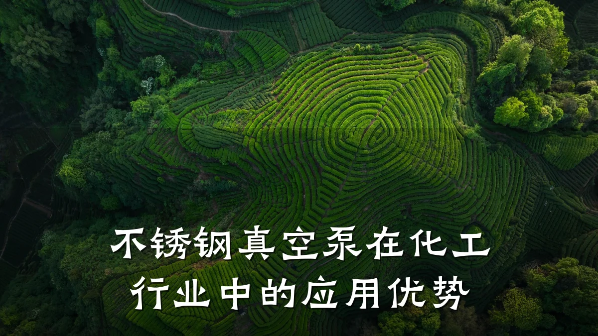 不锈钢真空泵在化工行业中的应用优势