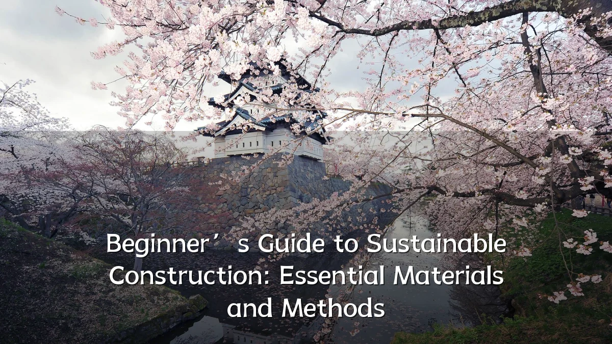 Beginner’s Guide to Sustainable Construction: Essential Materials and Methods