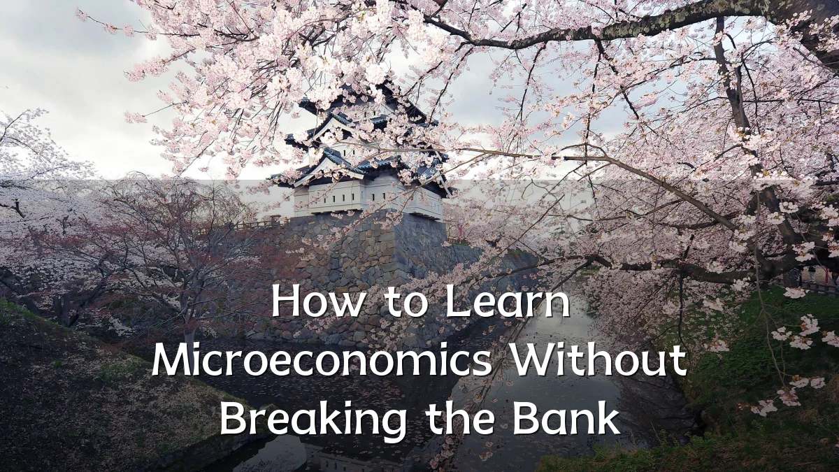 How to Learn Microeconomics Without Breaking the Bank