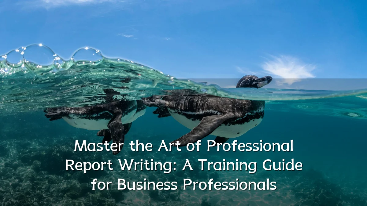 Master the Art of Professional Report Writing: A Training Guide for Business Professionals