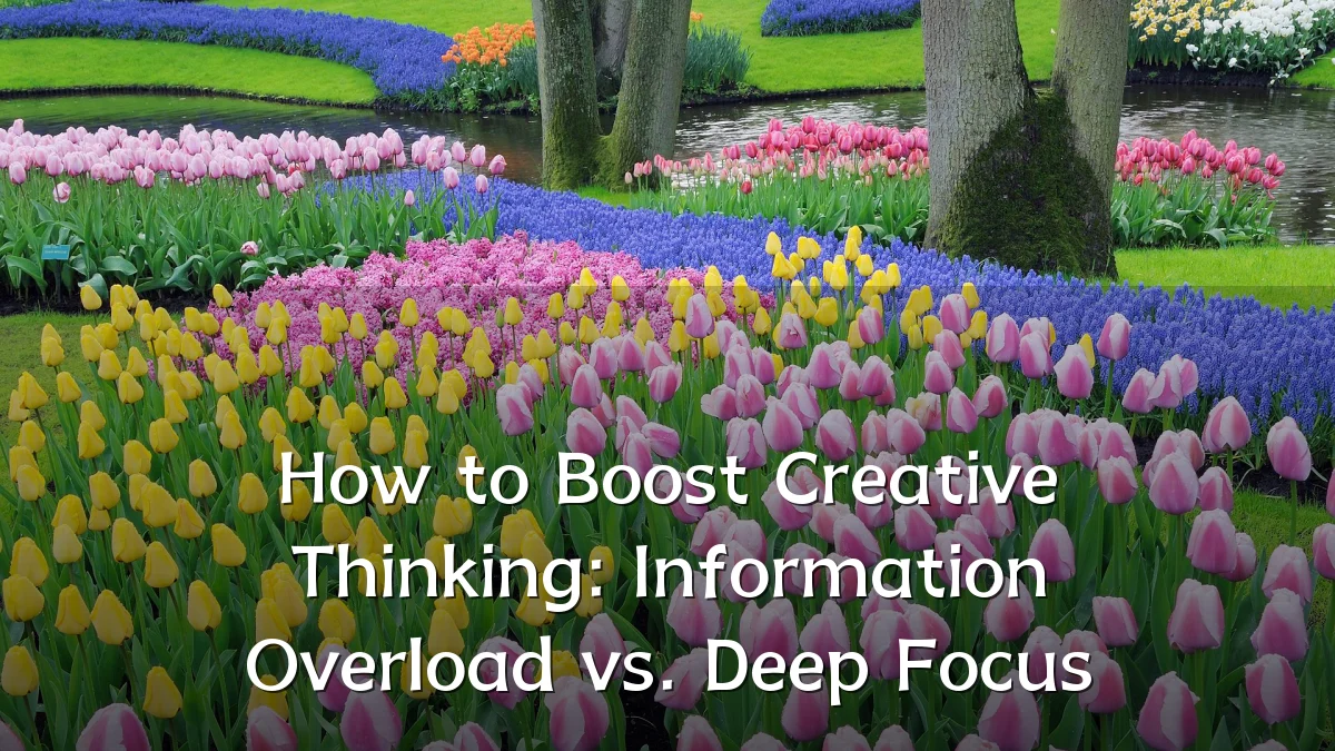 How to Boost Creative Thinking: Information Overload vs. Deep Focus