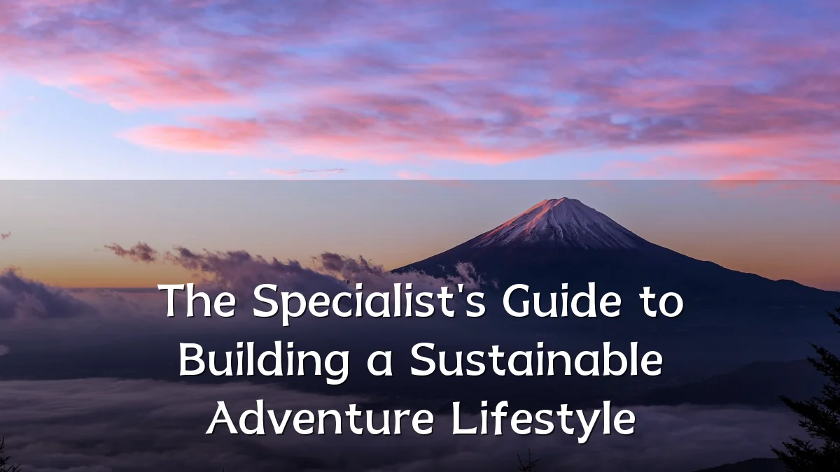 The Specialist's Guide to Building a Sustainable Adventure Lifestyle