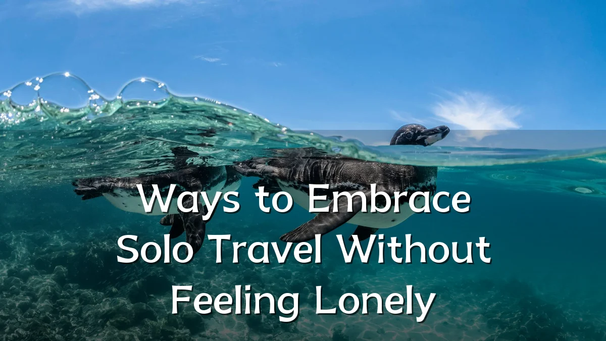 Ways to Embrace Solo Travel Without Feeling Lonely