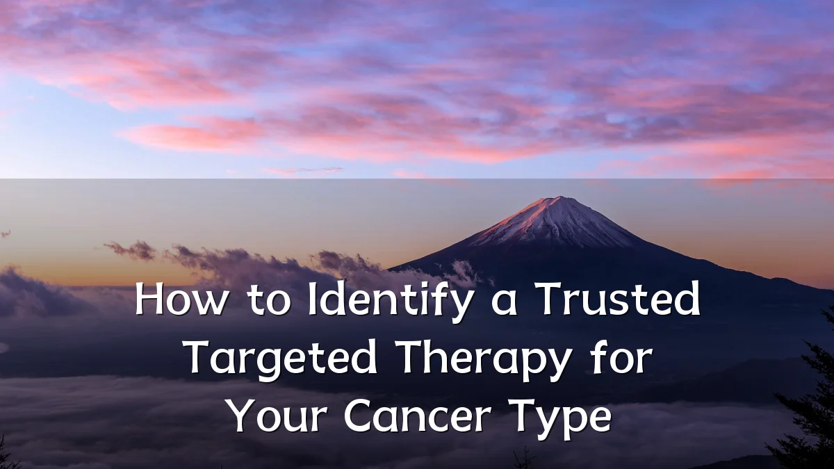 How to Identify a Trusted Targeted Therapy for Your Cancer Type