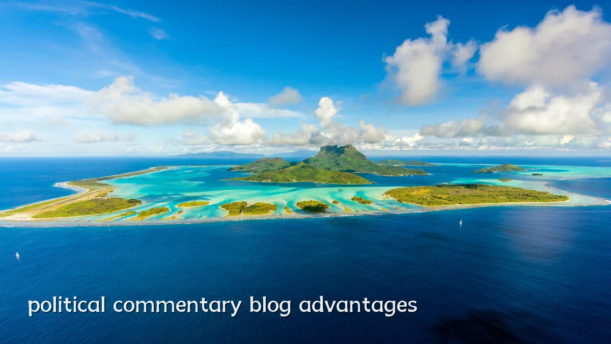 political commentary blog advantages