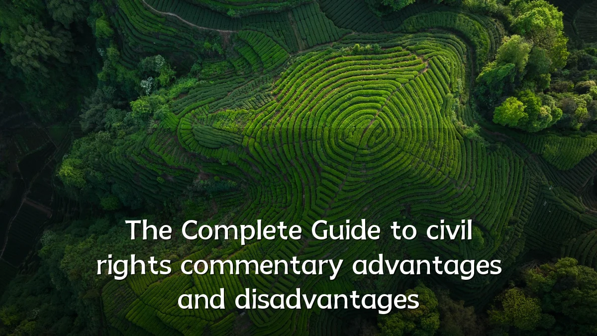 The Complete Guide to civil rights commentary advantages and disadvantages