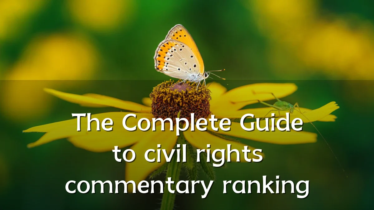 The Complete Guide to civil rights commentary ranking