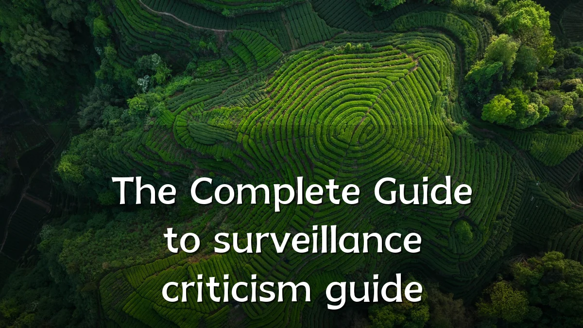 The Complete Guide to surveillance criticism guide