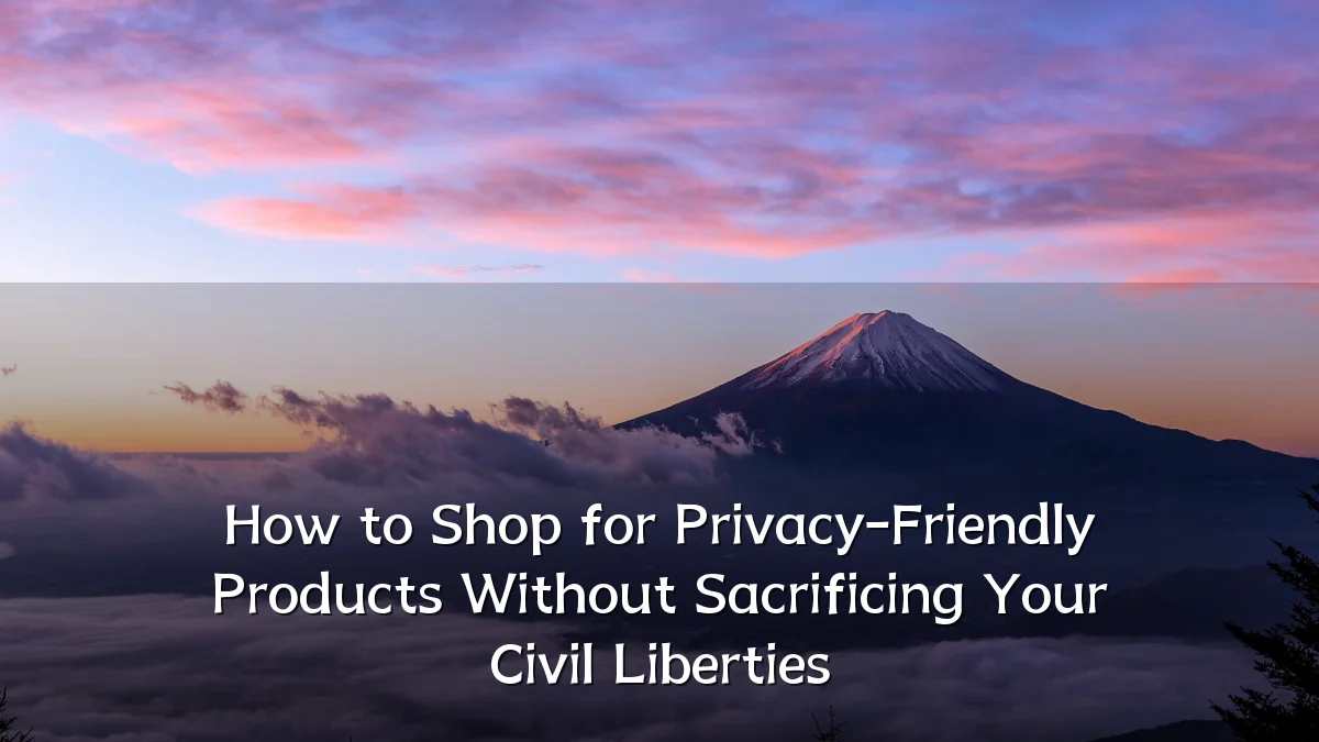 How to Shop for Privacy-Friendly Products Without Sacrificing Your Civil Liberties