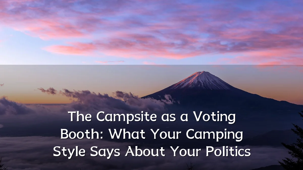 The Campsite as a Voting Booth: What Your Camping Style Says About Your Politics