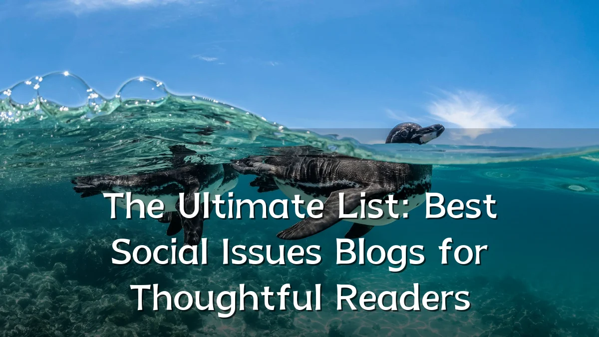 The Ultimate List: Best Social Issues Blogs for Thoughtful Readers