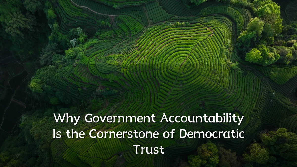 Why Government Accountability Is the Cornerstone of Democratic Trust