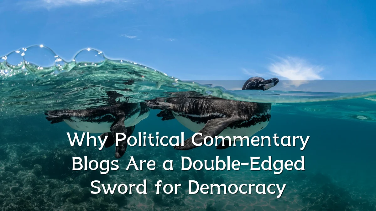 Why Political Commentary Blogs Are a Double-Edged Sword for Democracy
