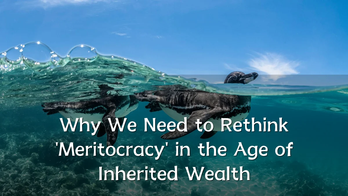 Why We Need to Rethink 'Meritocracy' in the Age of Inherited Wealth