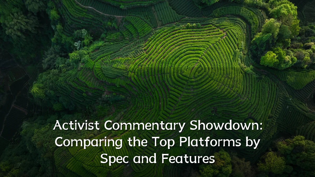 Activist Commentary Showdown: Comparing the Top Platforms by Spec and Features