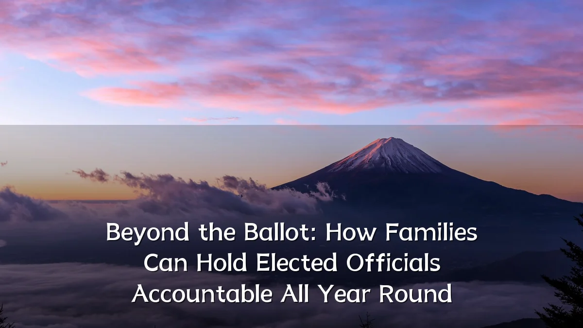 Beyond the Ballot: How Families Can Hold Elected Officials Accountable All Year Round