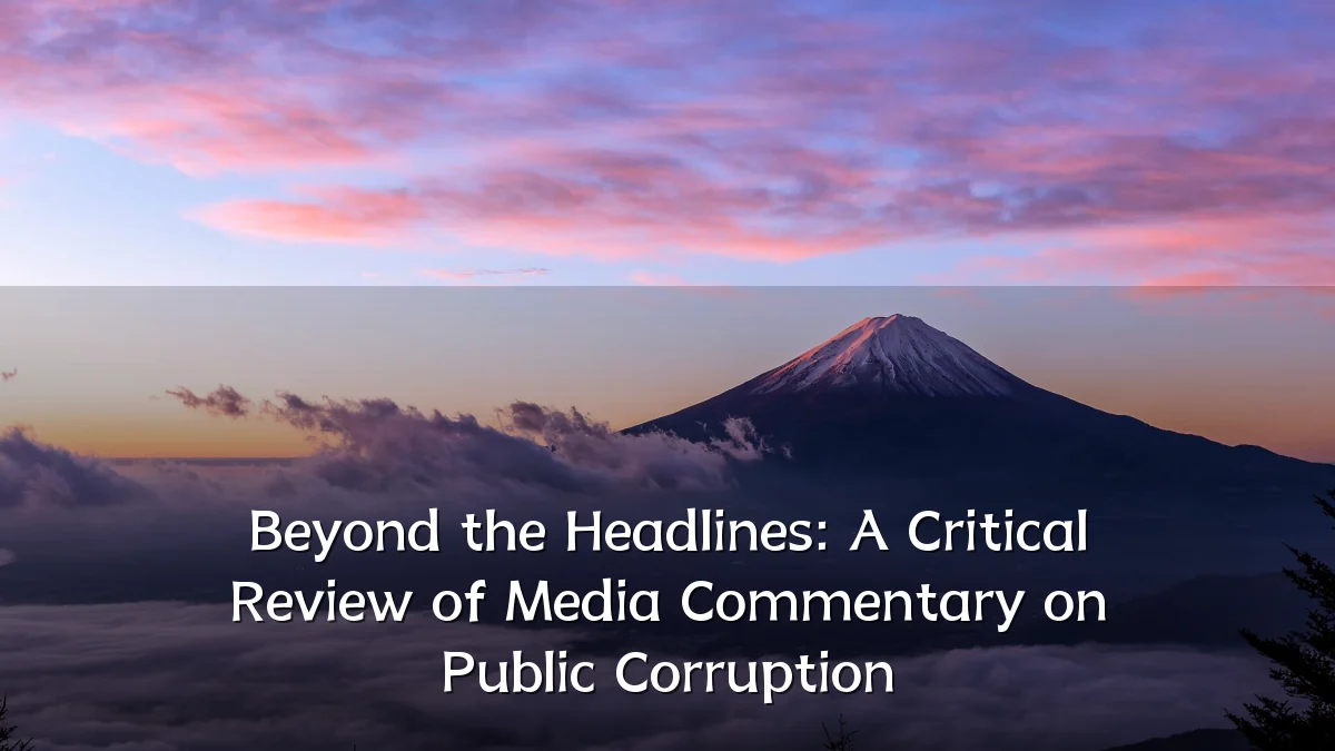 Beyond the Headlines: A Critical Review of Media Commentary on Public Corruption