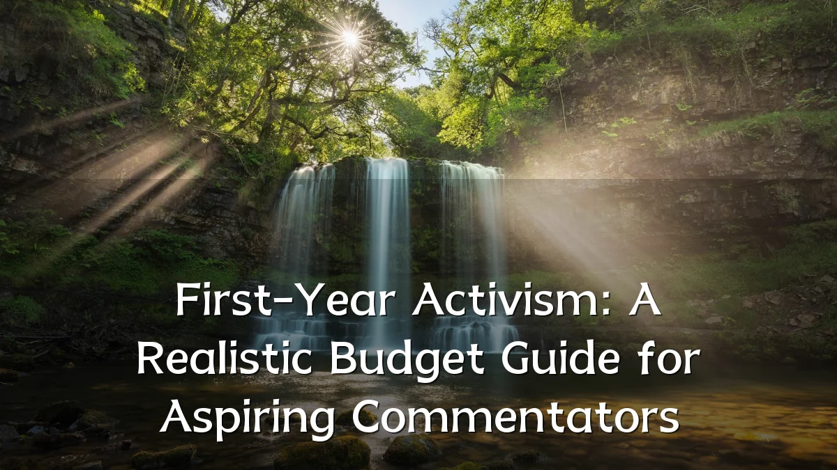 First-Year Activism: A Realistic Budget Guide for Aspiring Commentators