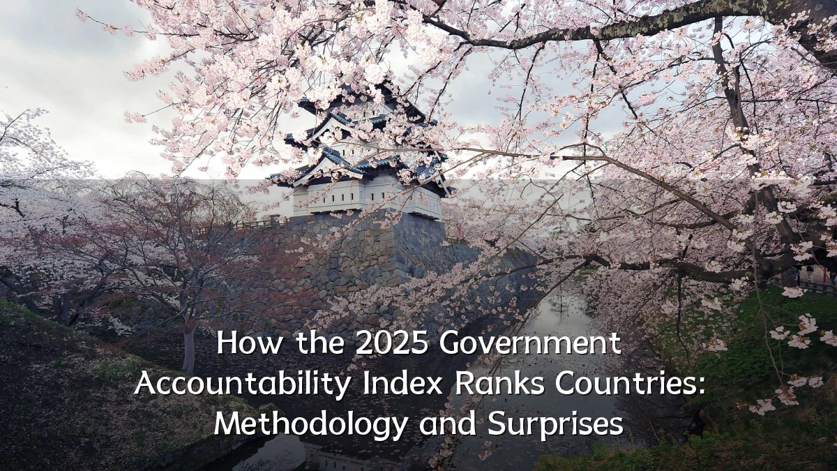 How the 2025 Government Accountability Index Ranks Countries: Methodology and Surprises
