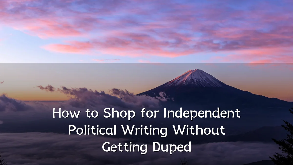 How to Shop for Independent Political Writing Without Getting Duped
