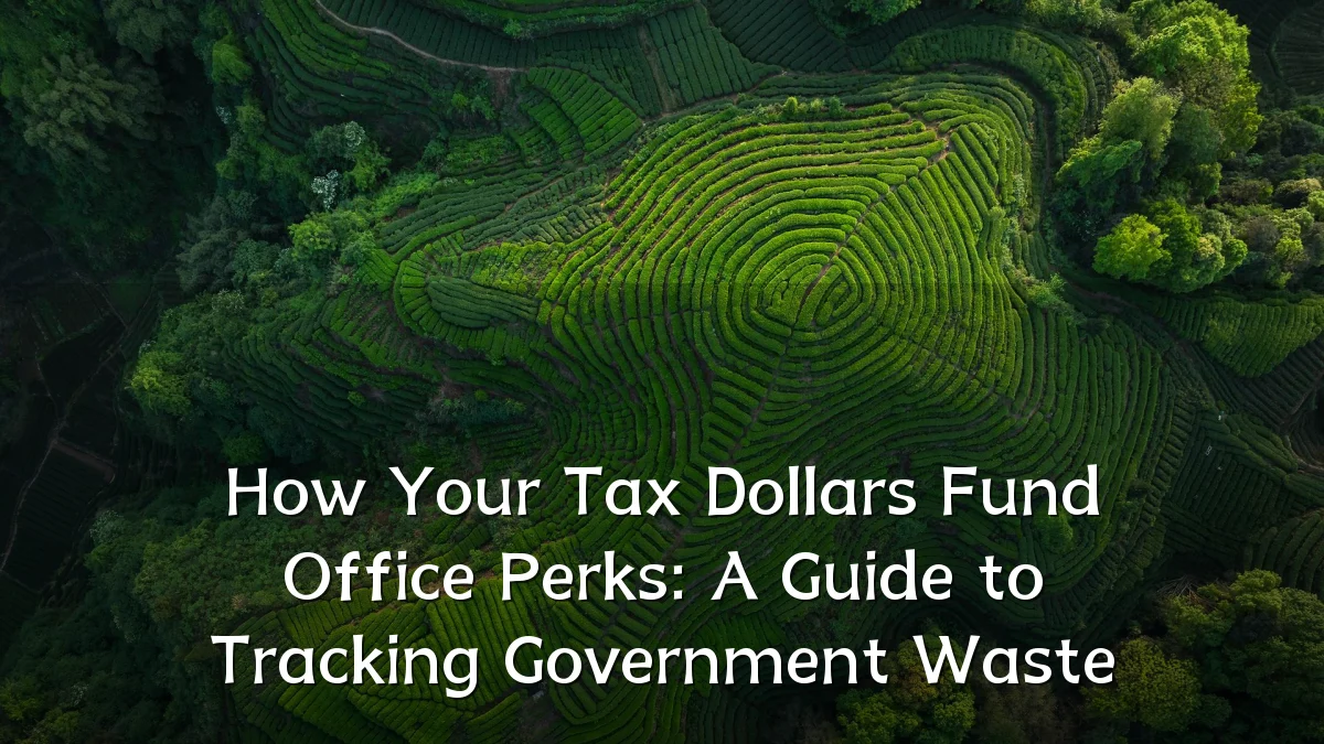 How Your Tax Dollars Fund Office Perks: A Guide to Tracking Government Waste