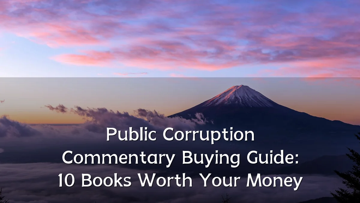 Public Corruption Commentary Buying Guide: 10 Books Worth Your Money