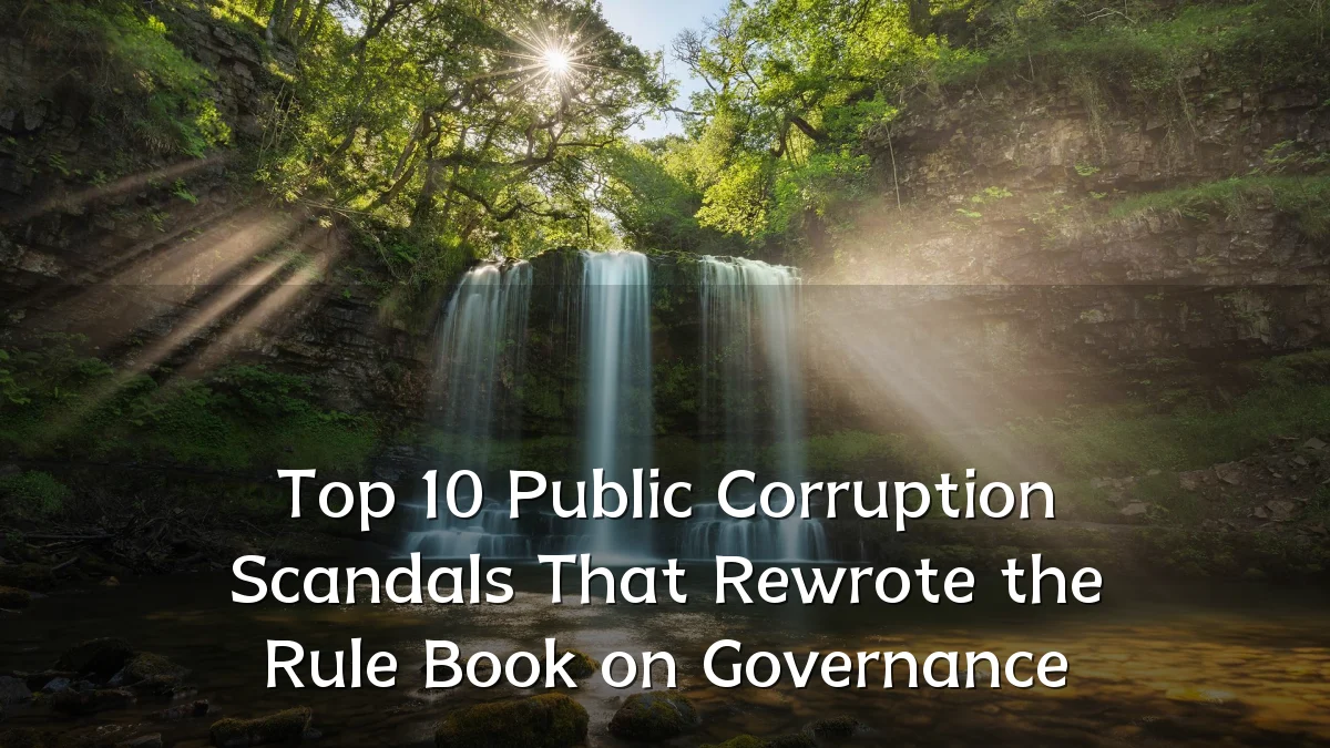 Top 10 Public Corruption Scandals That Rewrote the Rule Book on Governance