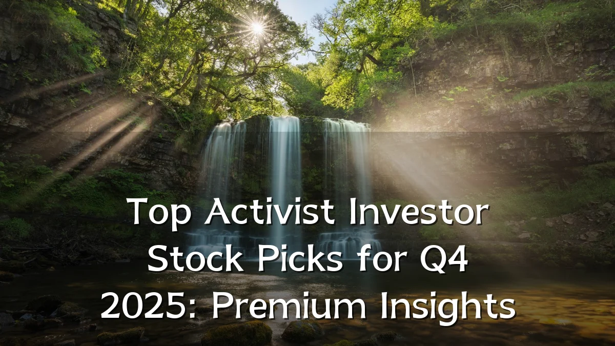 Top Activist Investor Stock Picks for Q4 2025: Premium Insights